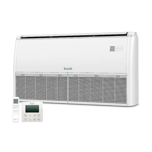 Bravo Milano Series 3-Zone Ductless Mini Split AC & Heat Pump -- 42000 BTU (3.5 Ton), Universal Floor Ceiling Units (12K+12K+24K) BTU, Inverter Technology, 230V, Heating & Cooling