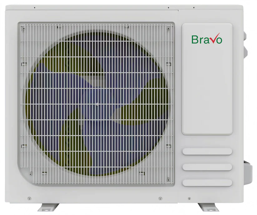 Bravo 24,000 BTU Pisa Series Up to 22.0 SEER2 Single Zone Ceiling Cassette Mini Split Heat Pump System w/ 16ft Installation Kit - R32 | 230V