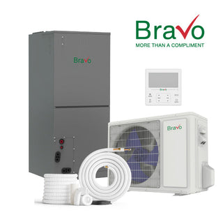 Bravo 18,000 BTU Multi-Position Air Handler Side Discharge Heat Pump Inverter R32 230V