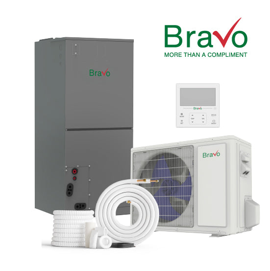 Bravo 48,000 BTU Multi-Position Air Handler Side Discharge Heat Pump Inverter R32 230V