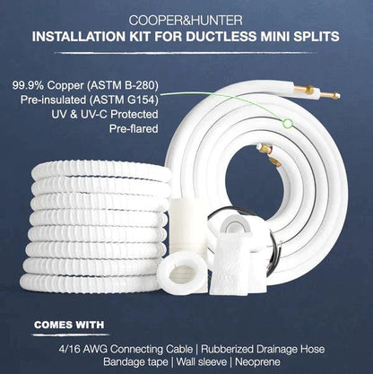 Armbridge — Installation Kits for Mini Splits (9k,12k and 18k BTU Single-zone Roma series)