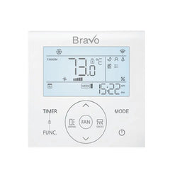 Bravo 12,000 BTU 22.0 SEER2 Single Zone Concealed Duct Mini Split System w/ 16ft Installation Kit | Pisa series - R32 | 230V