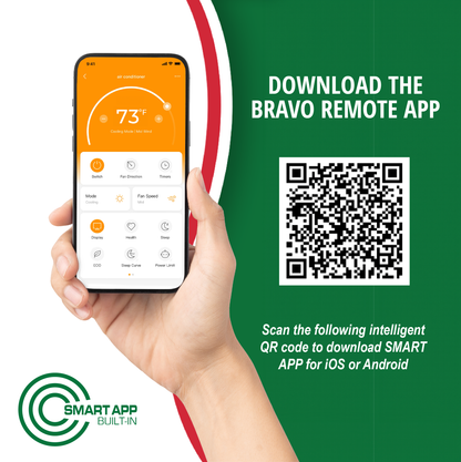 Bravo Milano Series 5-Zone Ductless Mini Split AC & Heat Pump -- 42000 BTU (3.5 Ton), Wall Mount Units (9K+9K+9K+12K+12K) BTU, Inverter Technology, 230V, Heating & Cooling