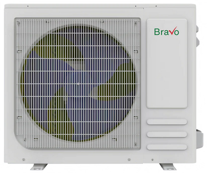 Bravo 12,000 BTU Pisa Series Up to 22.0 SEER2 Single Zone Ceiling Cassette Mini Split Heat Pump System w/ 16ft Installation Kit - R32 | 230V